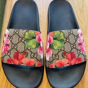 Gucci Floral Slides sz39
